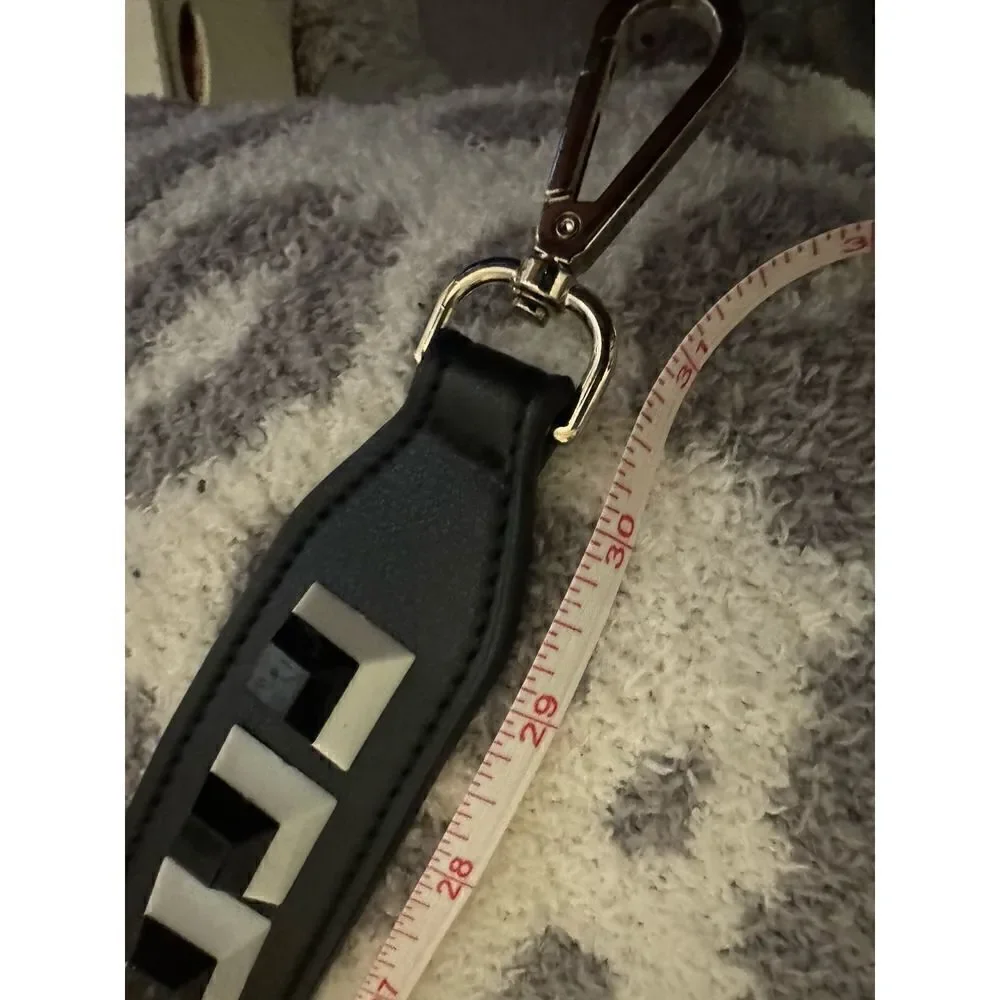 Add on bag/purse/pocketbook novelty strap black white red belt/strap